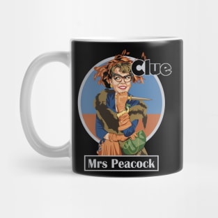 CLUE Mrs Peacock Mug